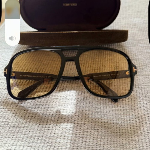 Tom Ford sunglasses, yellow lenses