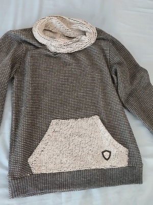 Serafino boys' sweater size 128 cm, like new, gray
