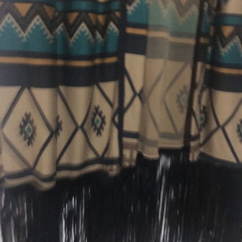 Kimono with fringes M-L new