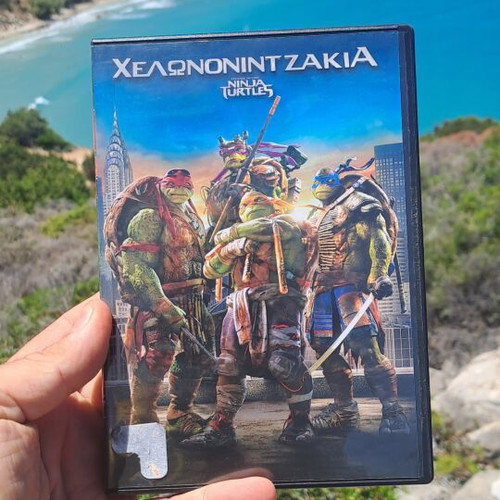 Χελωνονιντζάκια DVD μεταχειρισμένο, με υπότιτλους, δράσης περιπέτειας φαντασίας