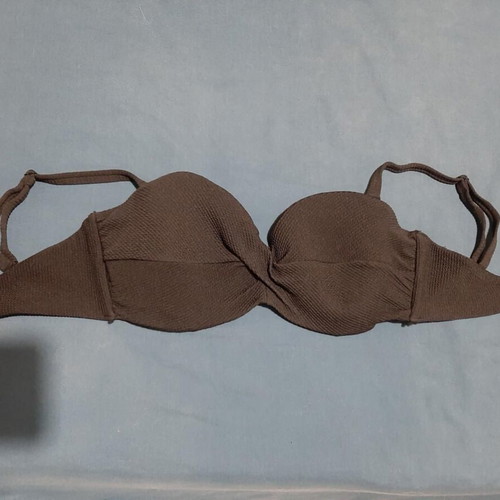 H&M Black Bikini Top 85D New Unworn