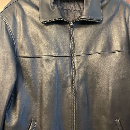 Leather jacket unused xl black