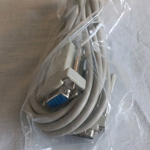 RS-232 serial port cable new with 9-pin male-female connectors