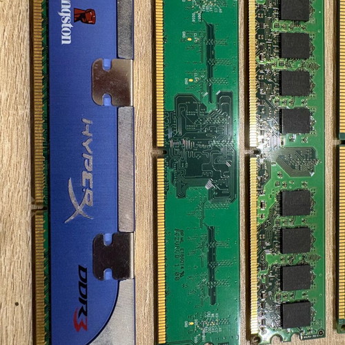 Πακέτο μεταχειρισμένων μνημών RAM 11 τεμαχίων IBM, Kingston HyperX, Samsung