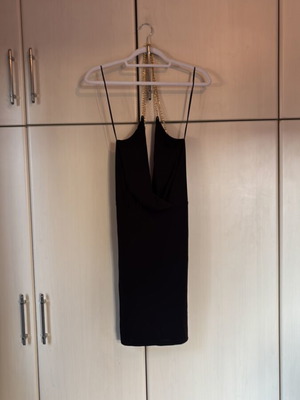 Enzzo women's dress size XS like new, black and yellow