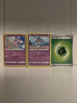 Pokemon cards sealed pack of 3 from 2021, 2022 and energy cards