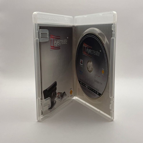 EyeCreate bundle PS3 used with functional camera and manual