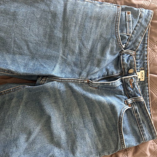 Roxy women's denim bermuda shorts like new, size M 38 10, blue