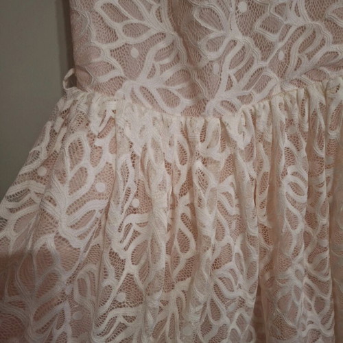 Vivian pink lace girls dress size 8 like new