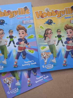 Hobbyville Junior AB Teacher's Pack 3 books like new with answers