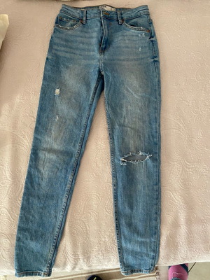 High waisted skinny jeans Bershka size 38 used, very tight