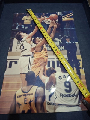 AEK vs PAOK vintage collectible photo 20x30 cm used