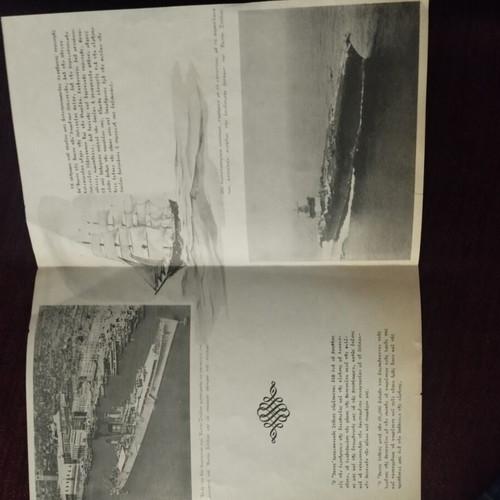 USS Enterprise CVAN-65 Vintage Welcome Brochure Used