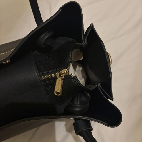Valentino handbag with detachable shoulder strap, black