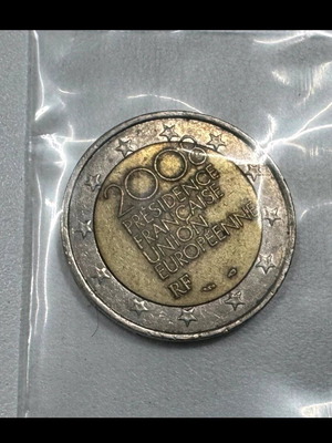 Collectible France 2€ Coin 2008 like new