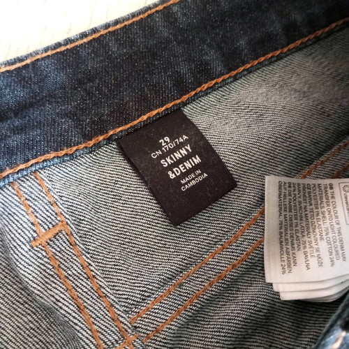 Skinny denim jeans for boys blue black like new