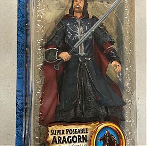 TOY BIZ 2004 Lord of the Rings Super Poseable Aragorn Καινούργιο Τιμή 30 Ευρώ