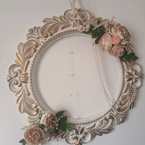 Romantic decorative set of 2 with peonies new
