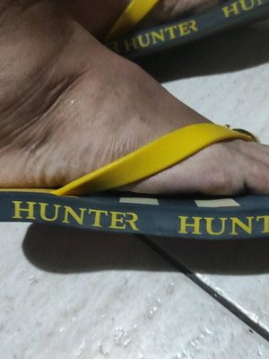 Παντόφλες Hunter γυναικείες μεταχειρισμένες, μέγεθος 37