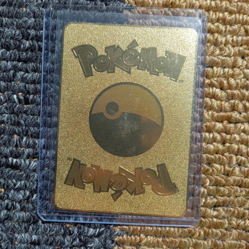 Pokemon metal cards Shining Charizard and Charizard GX 24K new, pack of 2