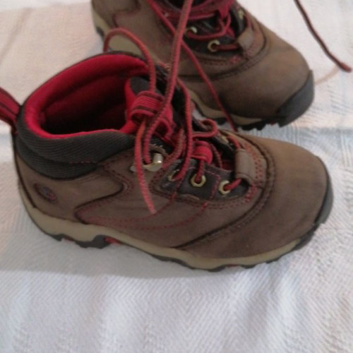 Timberland leather boots used, brown, size 27