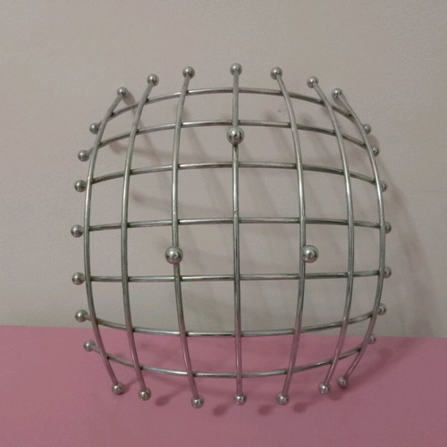 Metal Fruit Bowl Elegant like new, zinc alloy 30x30 cm