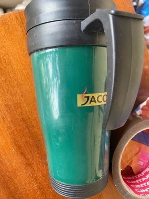 Jacobs thermos like new for hot and cold drinks