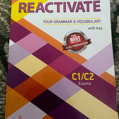 Reactivate Your Grammar & Vocabulary C1/C2 Teacher's Book like new