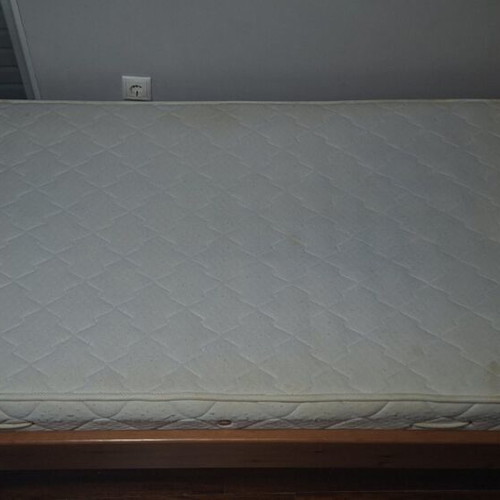 Two single beds with mattresses, Vasileiadis brand