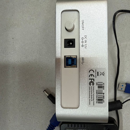 RaidSonic Icy Box IB-120CL-U3 Docking and Cloning Station USB 3.0 like new