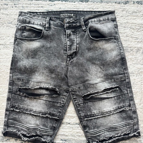Men's black denim shorts 30 like new