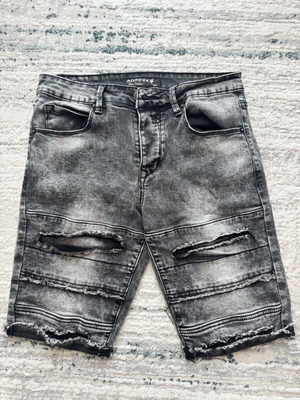 Men's black denim shorts 30 like new