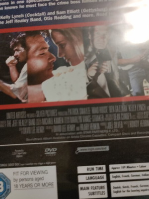 Road House DVD, action adventure crime, English subtitles