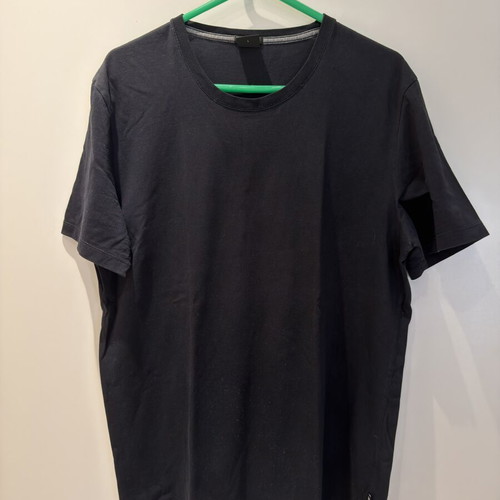Boss Men Basic Dark Navy T-Shirt Like New Size L Cotton