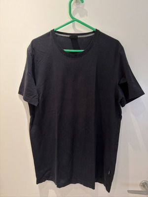 Boss Ανδρική Βασική Σκούρα Μπλε Μπλούζα T-Shirt Σαν Καινούργιο Μέγεθος L Βαμβάκι