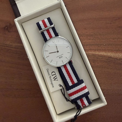Daniel Wellington Classic Canterbury watch silver 36 mm new