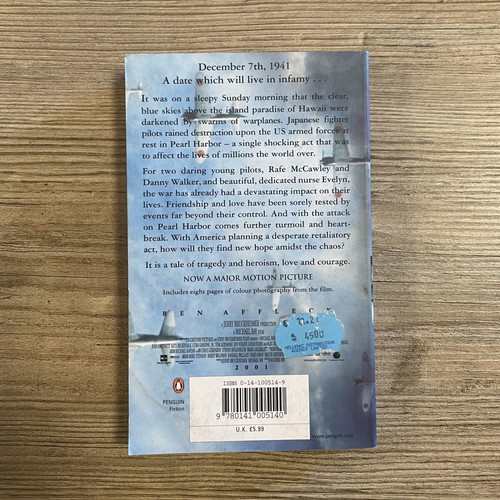 Pearl Harbor by Randall Wallace used, Penguin Fiction English edition