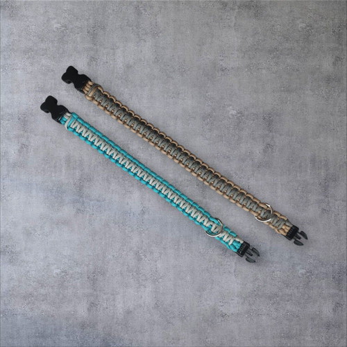 Paracord 550 dog collar, handmade, made to order