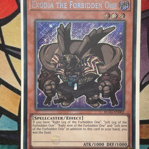 Exodia the Forbidden One Chibi secret rare card new condition