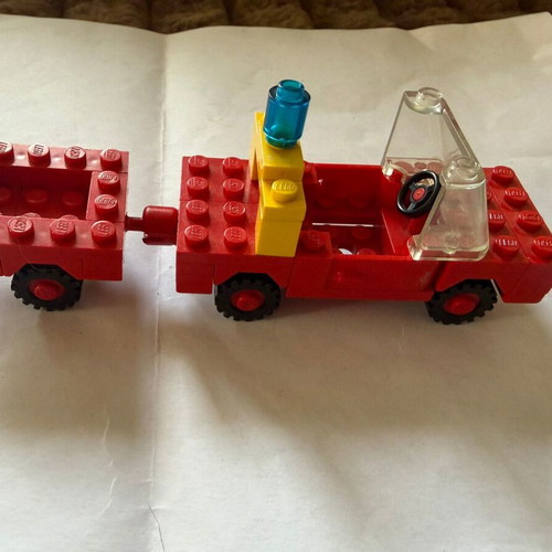 640-2 LEGO Town Classic Fire Truck and Trailer vintage set