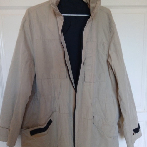 Emporio Armani jacket new, beige with blue details