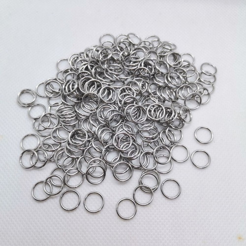 Stainless steel open rings 1.2×10mm, new, pack of 250