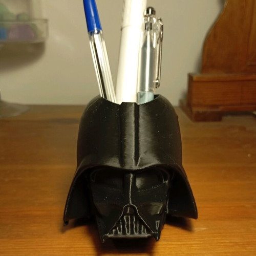 Darth Vader 3D Printed Pencil Holder new, for Star Wars fans