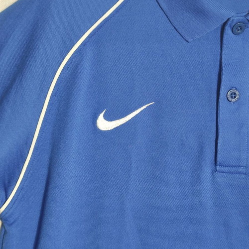 Nike KNVB men's royal blue Dri-FIT polo shirt, size M