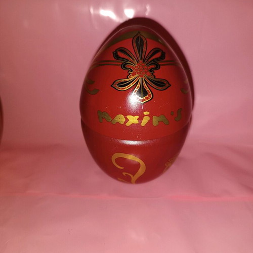 Metal Collectible Eggs Maxim's de Paris Set New
