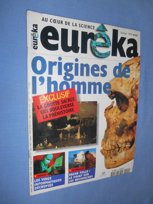 Eureka τεύχος 15 μεταχειρισμένο, Origines de l' Home