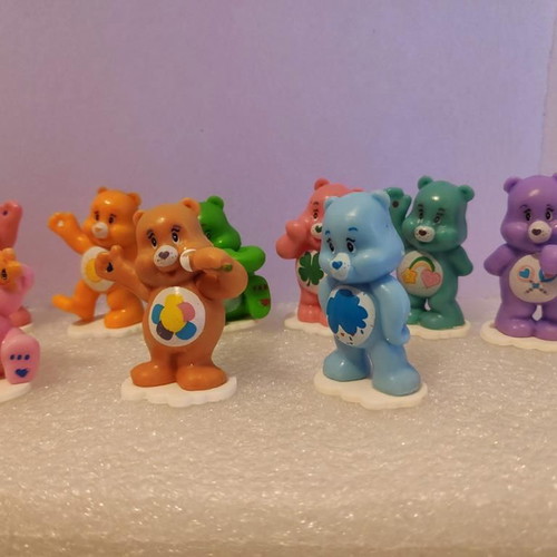 Care Bears collectible figure set of 12, like new