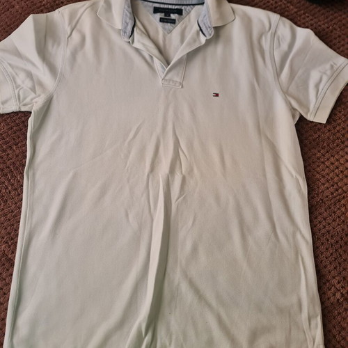 Ανδρική μπλούζα Tommy Hilfiger μέγεθος M σαν καινούργια, γκρι και τιρκουάζ