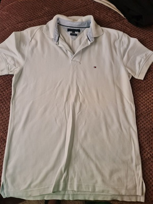 Ανδρική μπλούζα Tommy Hilfiger μέγεθος M σαν καινούργια, γκρι και τιρκουάζ