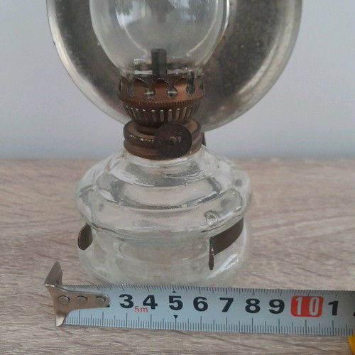 Oil lamp used with thick glass, size 7x19 cm